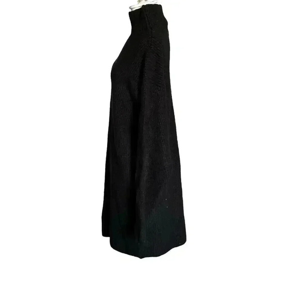 NWOT VICI Uptown Girl Mock Neck Black Sweater Dress Women’s Size Large - Picture 4 of 7